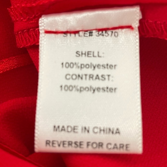 Skies Are Blue Tank Top Blouse Red Size Small - Picture 7 of 9